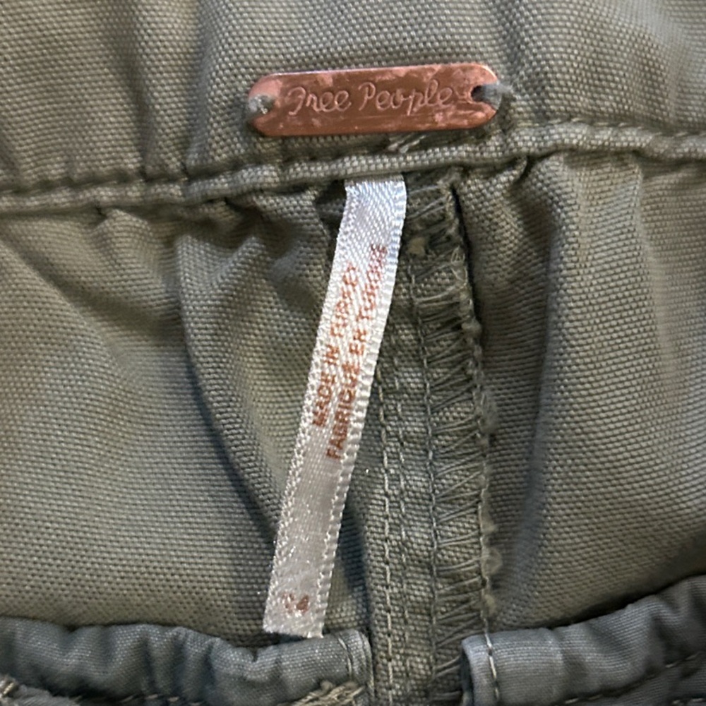 Free People Olive Green Pants - Picture 2 of 11